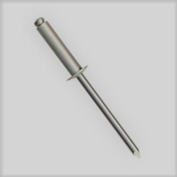 Marson Klik-Fast Open End AB4-2AW Open End Blind Rivet; 1/8 Inch (0.125 Inch), (0.062 - 0.125 Inch